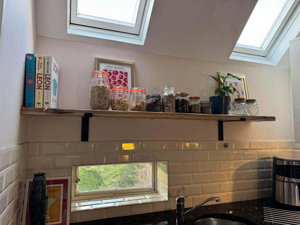 Handmade Reclaimed Scaffold Board Shelf