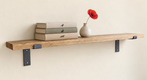 Handmade Reclaimed Scaffold Board Shelf